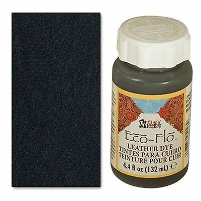 Eco-flo Coal Black Leather Dye 4 Oz 2600-01 By Tandy Leather
